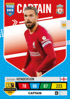 Jordan Henderson Liverpool 2023 FIFA 365 Captain #92